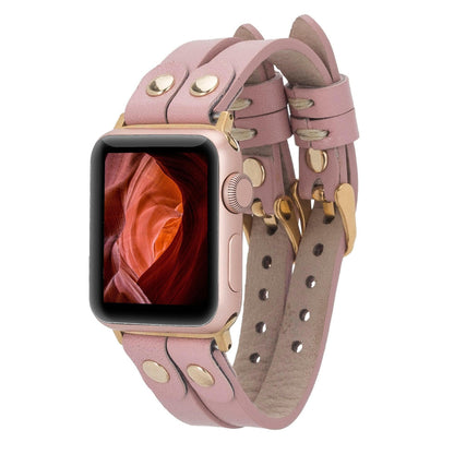 Durham Ely Leather Apple Watch Double Band Mizuri Leather