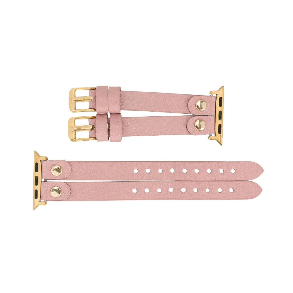 Durham Ely Leather Apple Watch Double Band Mizuri Leather