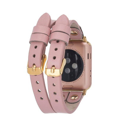 Durham Ely Leather Apple Watch Double Band Mizuri Leather