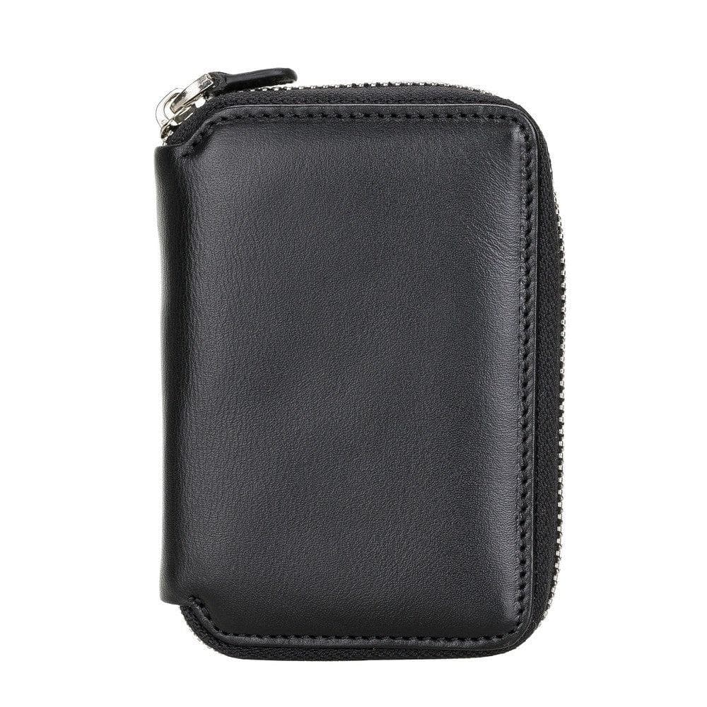 Elvis Leather Zipper Wallet Mizuri Leather