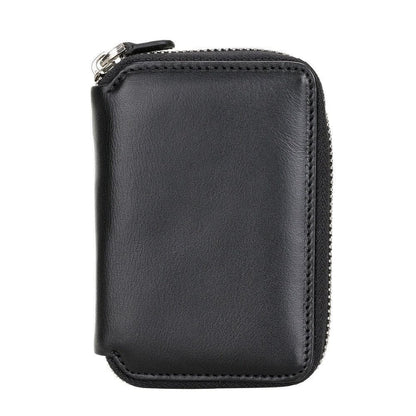Elvis Leather Zipper Wallet Mizuri Leather