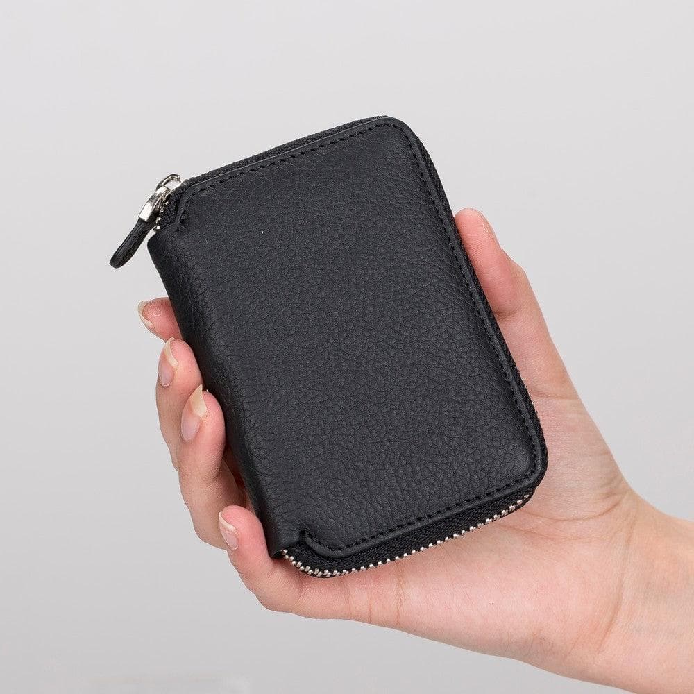 Elvis Leather Zipper Wallet Mizuri Leather