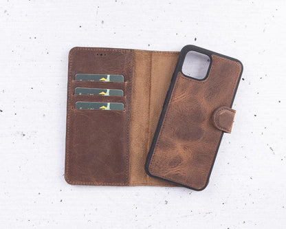 Google Pixel 4 XL Leather Wallet Case Detachable RFID – Magic Mizuri Leather