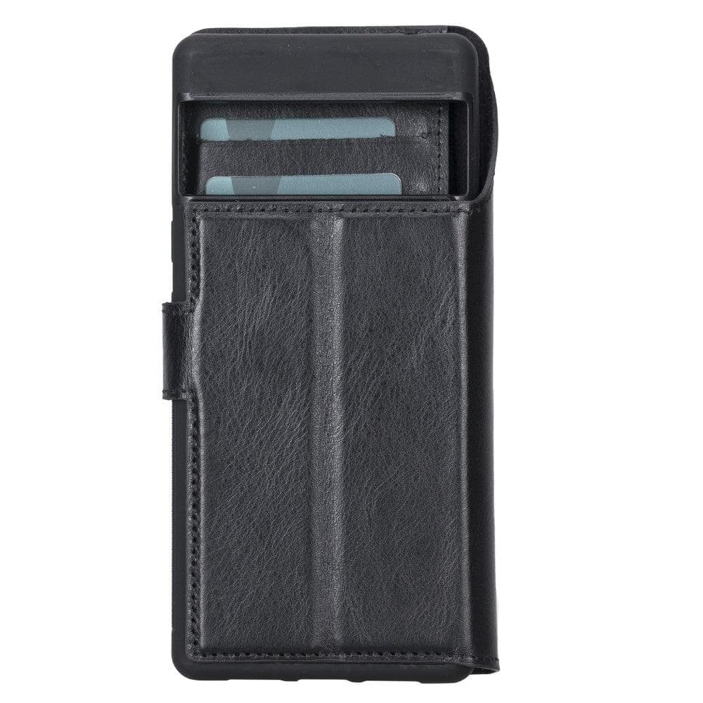 Google Pixel 6 Leather Wallet Case Detachable RFID – Magic Mizuri Leather