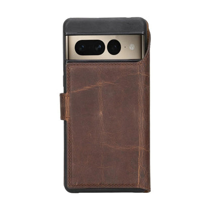 Google Pixel 7 Leather Wallet Case Detachable RFID – Magic Mizuri Leather