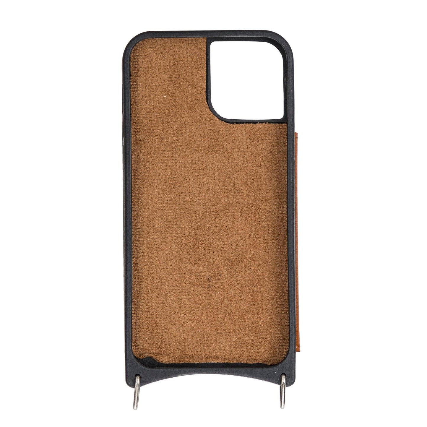 iPhone 12 Pro Max Leather Wallet Case with Shoulder Strap – Saff Mizuri Leather