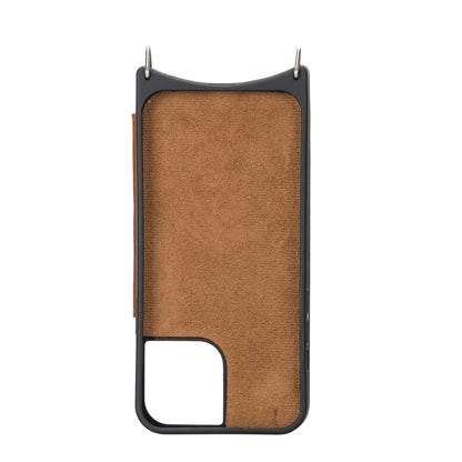 iPhone 12 / 12 Pro Leather Wallet Case with Shoulder Strap – Saff Mizuri Leather