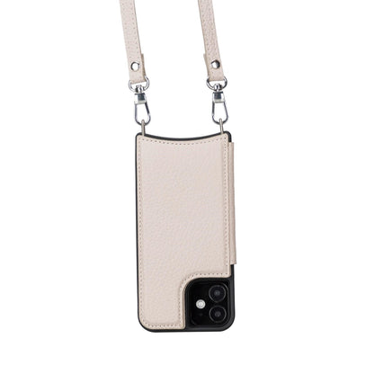 iPhone 12 Pro Max Leather Wallet Case with Shoulder Strap – Saff Mizuri Leather