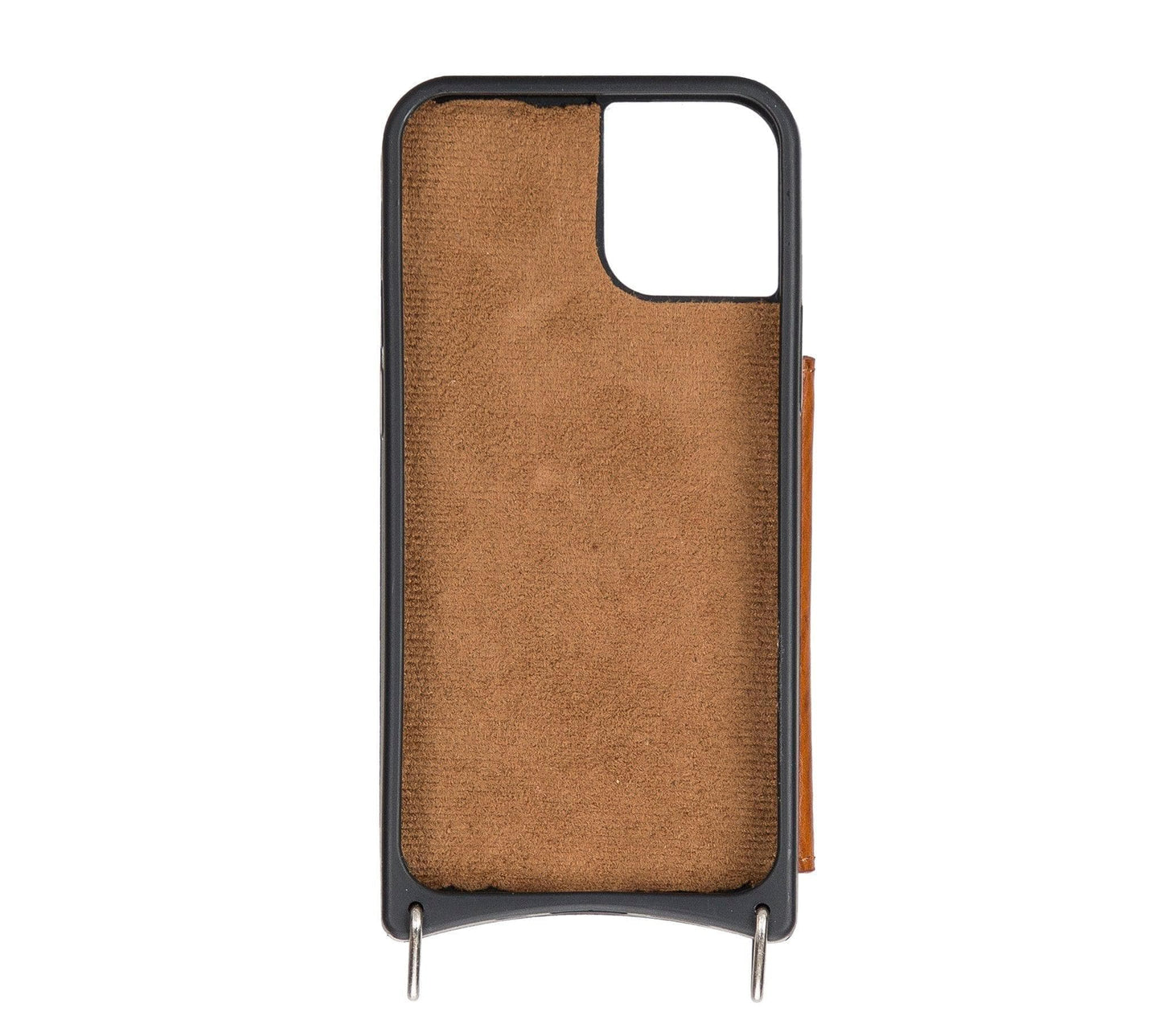 iPhone 12 / 12 Pro Leather Wallet Case with Shoulder Strap – Saff Mizuri Leather
