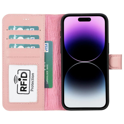 iPhone 15 Leather Wallet Case Detachable RFID MagSafe – Magic Series Mizuri Leather