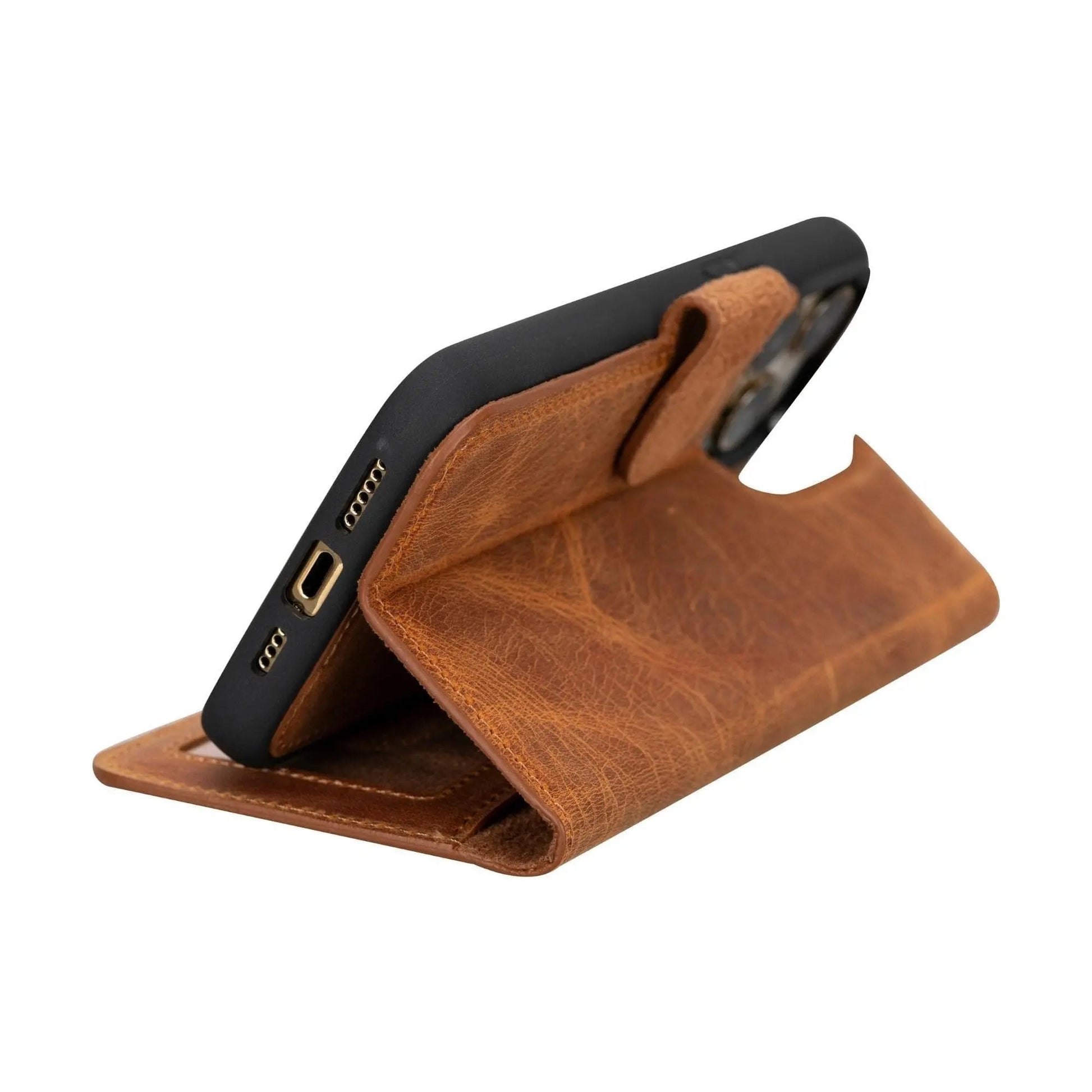 iPhone 15 Leather Wallet Case Detachable RFID MagSafe – Magic Series Mizuri Leather