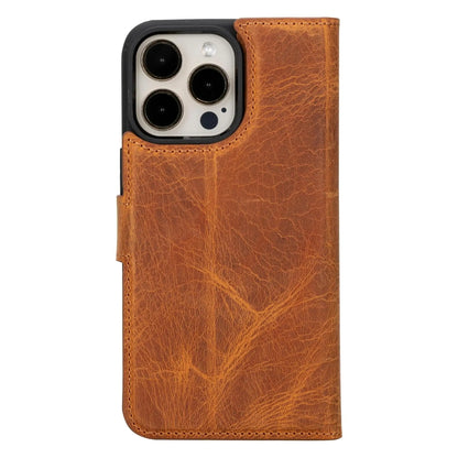 iPhone 15 Pro Leather Wallet Case Detachable RFID MagSafe – Magic Series Mizuri Leather