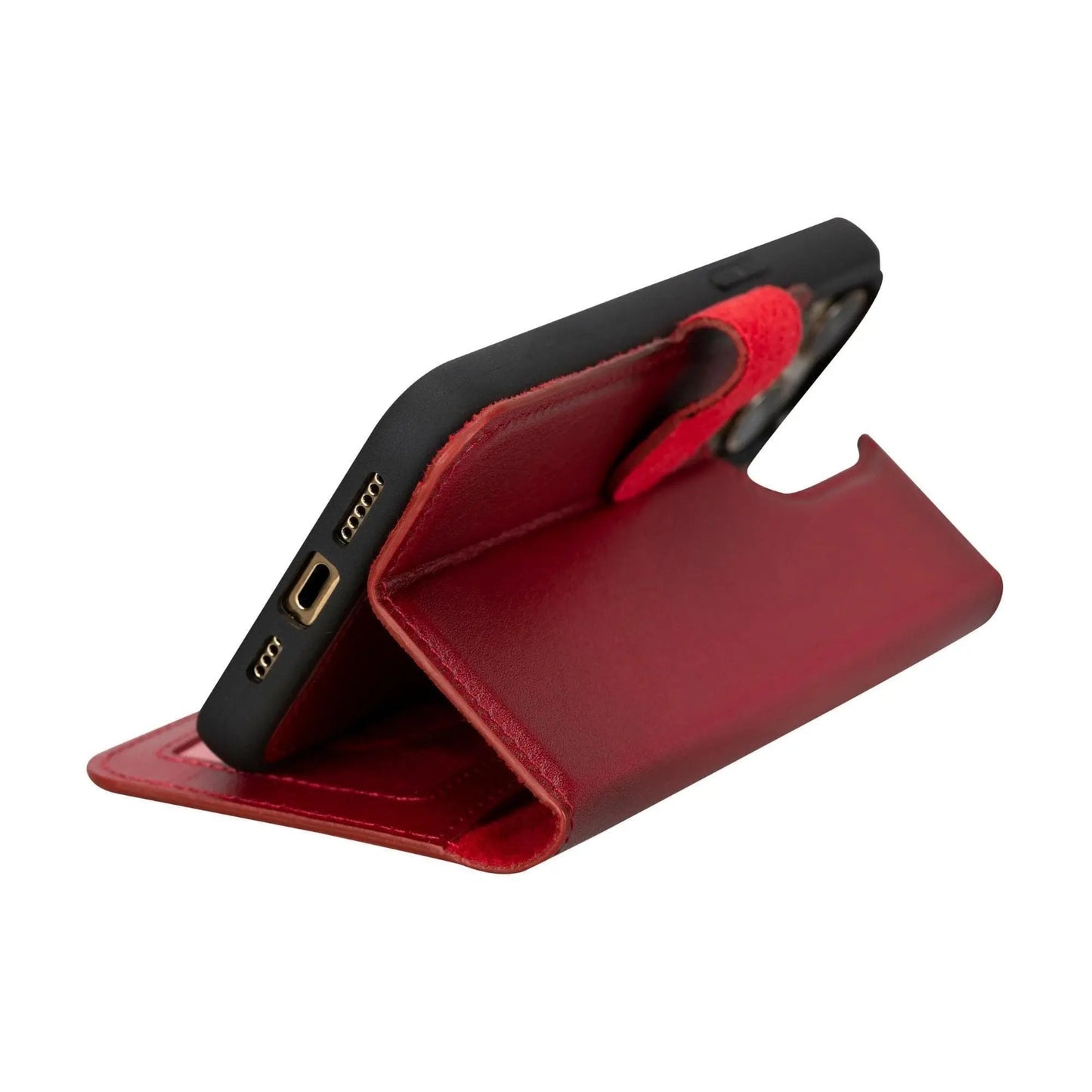 iPhone 15 Plus Leather Wallet Case Detachable RFID MagSafe – Magic Series Mizuri Leather