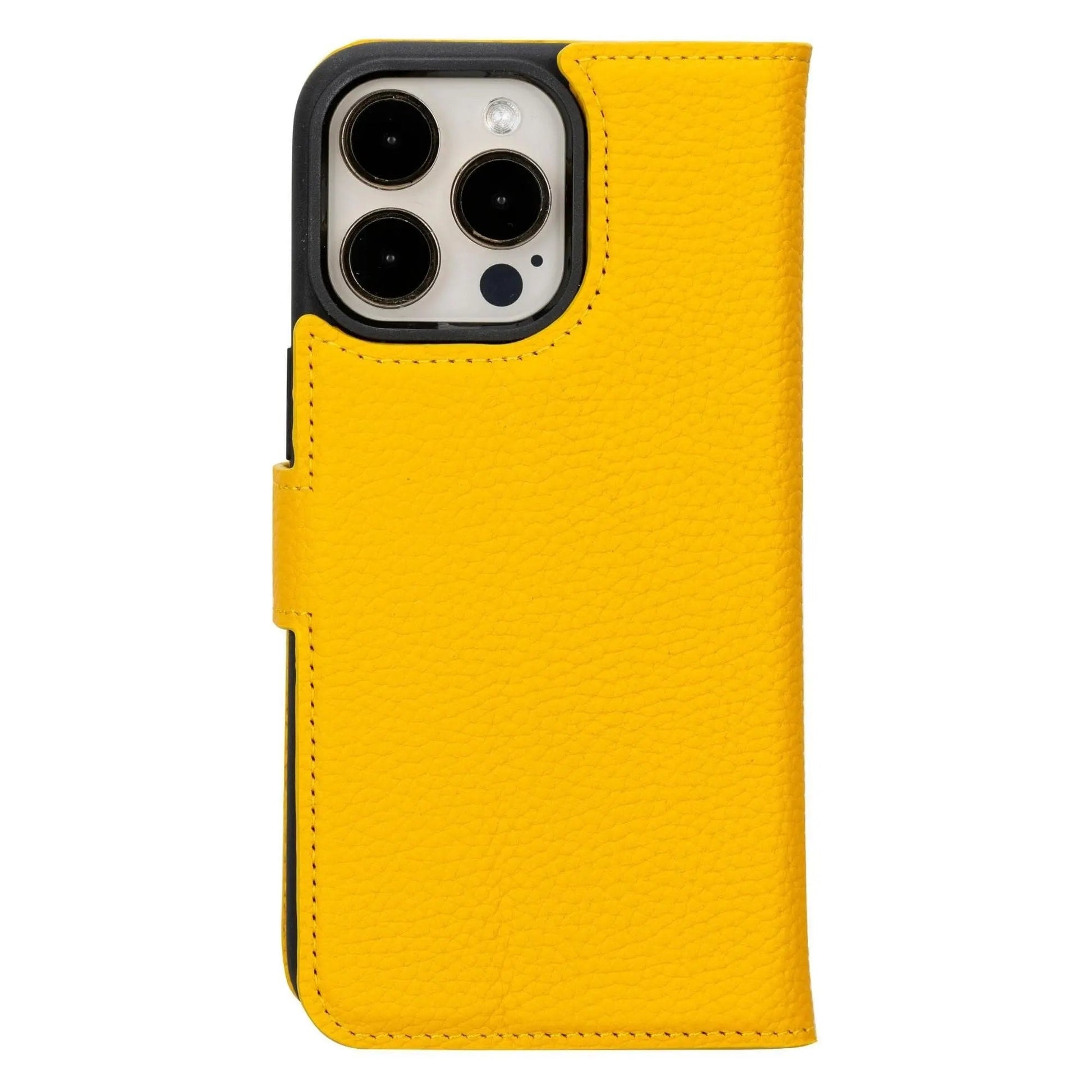 iPhone 15 Plus Leather Wallet Case Detachable RFID MagSafe – Magic Series Mizuri Leather