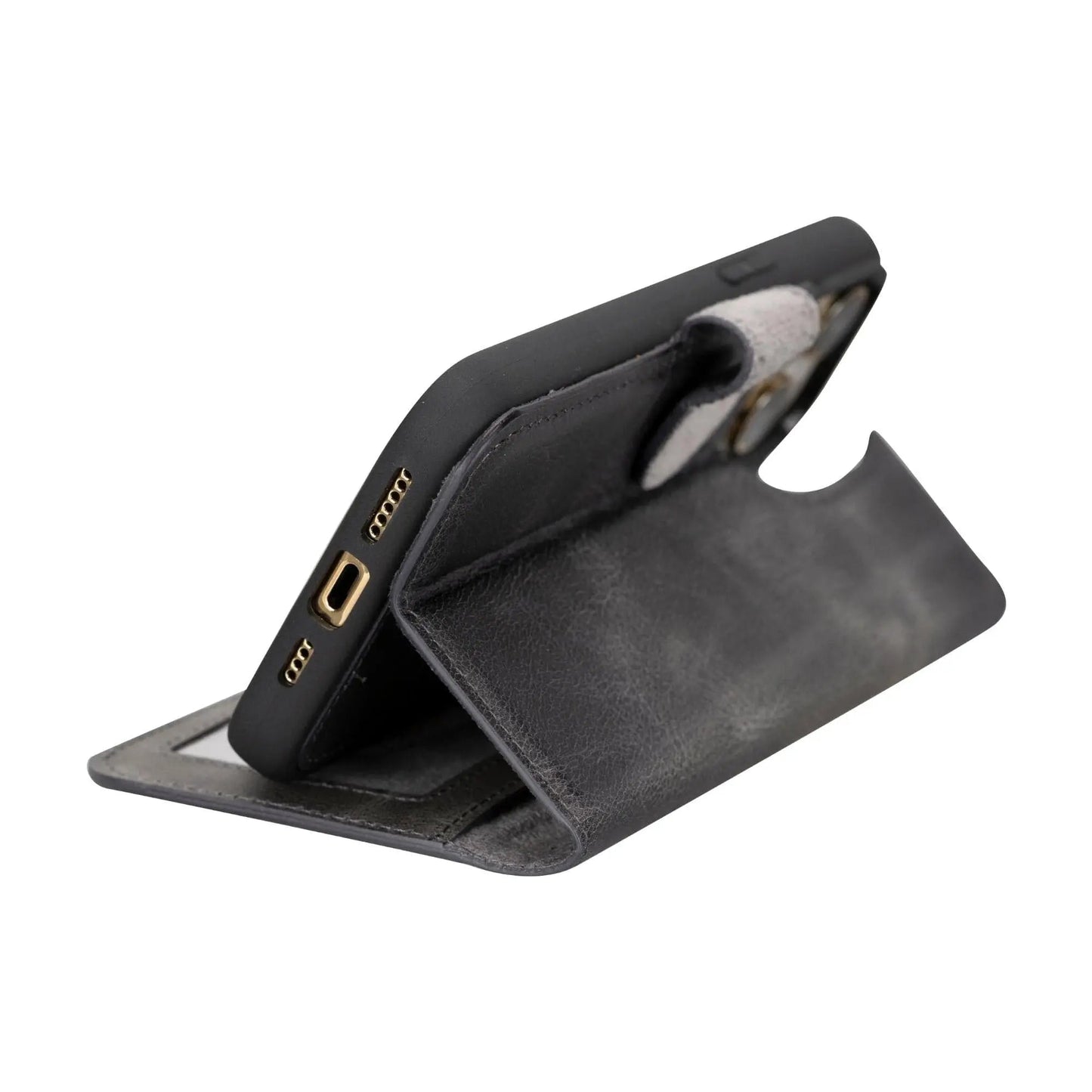 iPhone 15 Pro Leather Wallet Case Detachable RFID MagSafe – Magic Series Mizuri Leather