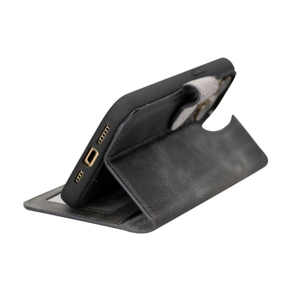 iPhone 15 Pro Leather Wallet Case Detachable RFID MagSafe – Magic Series Mizuri Leather