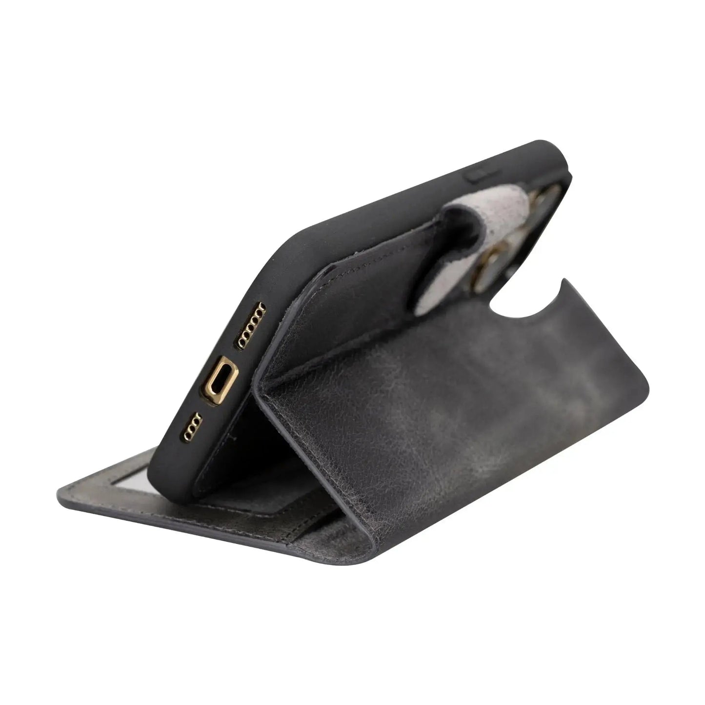 iPhone 15 Leather Wallet Case Detachable RFID MagSafe – Magic Series Mizuri Leather