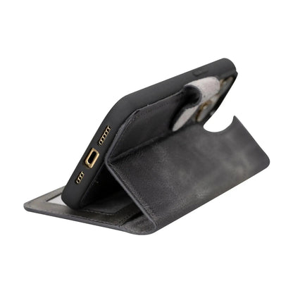 iPhone 15 Leather Wallet Case Detachable RFID MagSafe – Magic Series Mizuri Leather
