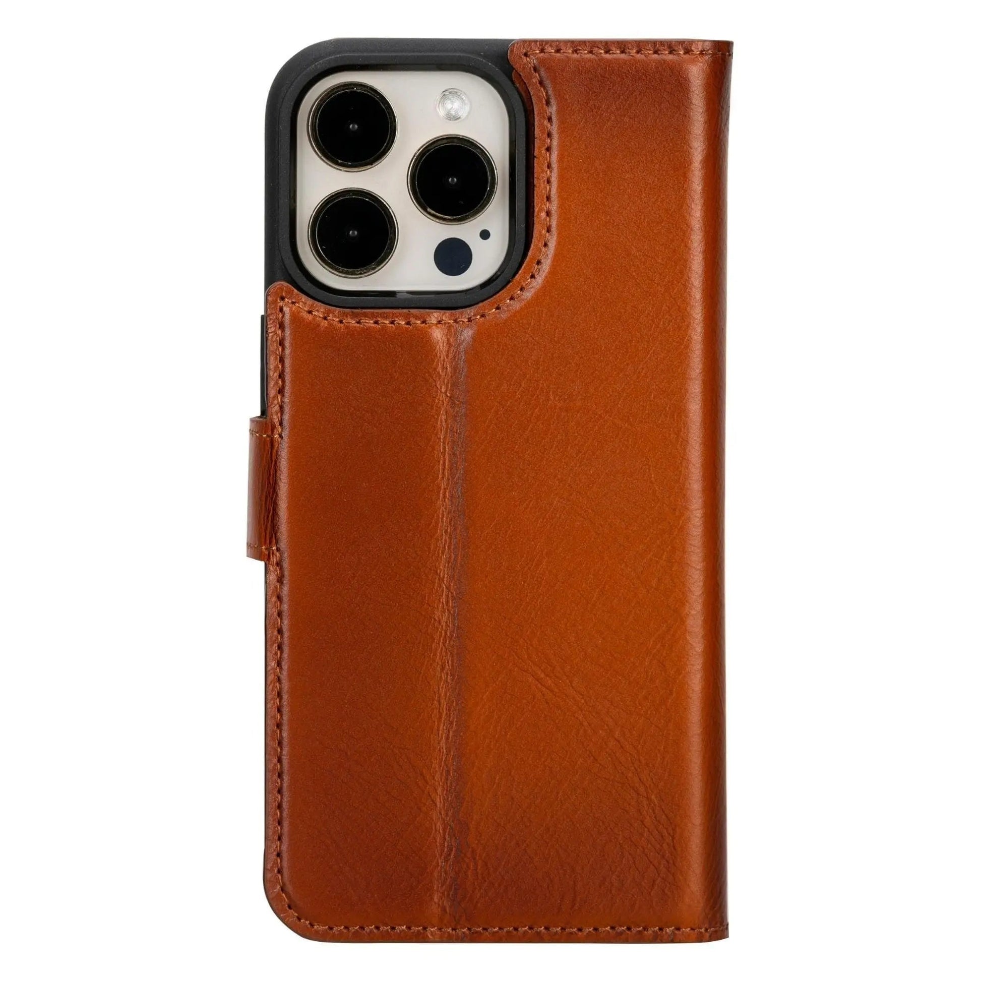 iPhone 15 Plus Leather Wallet Case Detachable RFID MagSafe – Magic Series Mizuri Leather