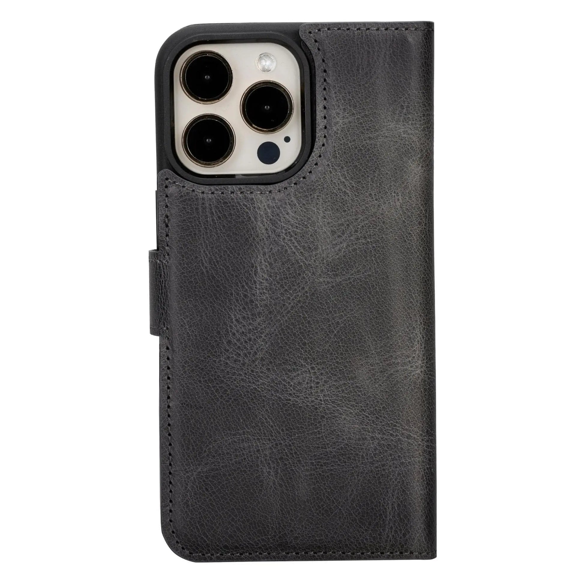 iPhone 15 Plus Leather Wallet Case Detachable RFID MagSafe – Magic Series Mizuri Leather