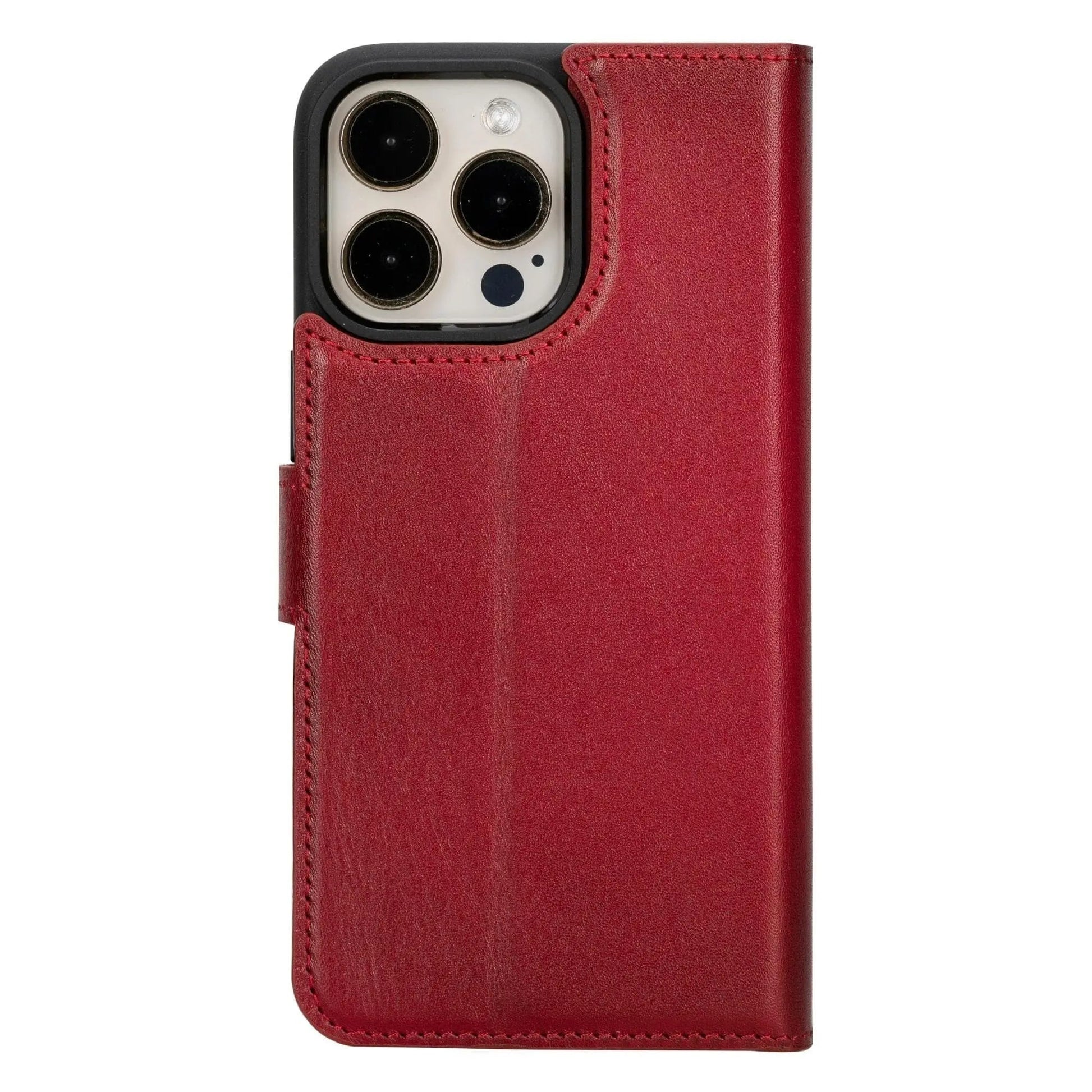 iPhone 15 Plus Leather Wallet Case Detachable RFID MagSafe – Magic Series Mizuri Leather