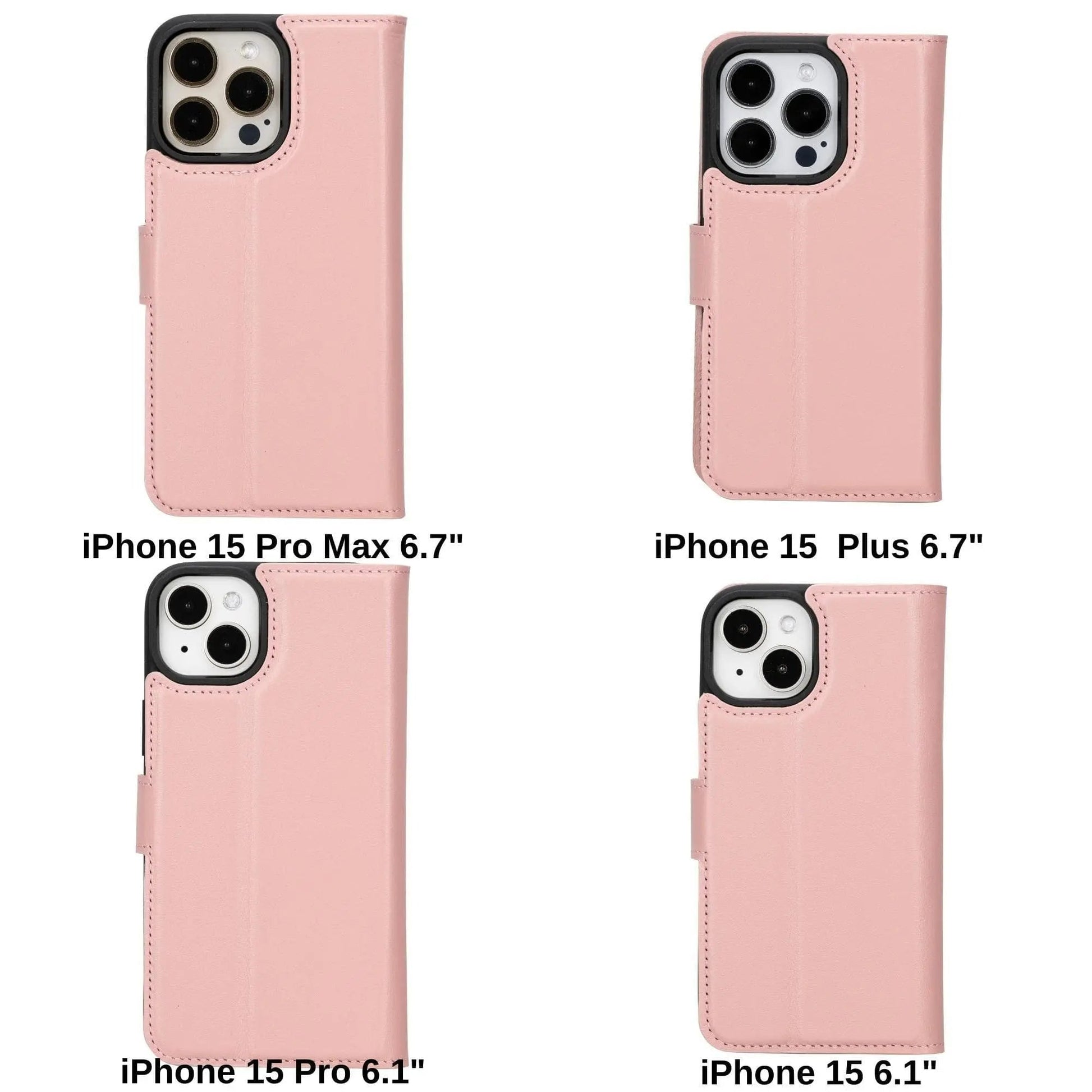 iPhone 15 Pro Max Leather Wallet Case Detachable RFID MagSafe – Magic Series Mizuri Leather