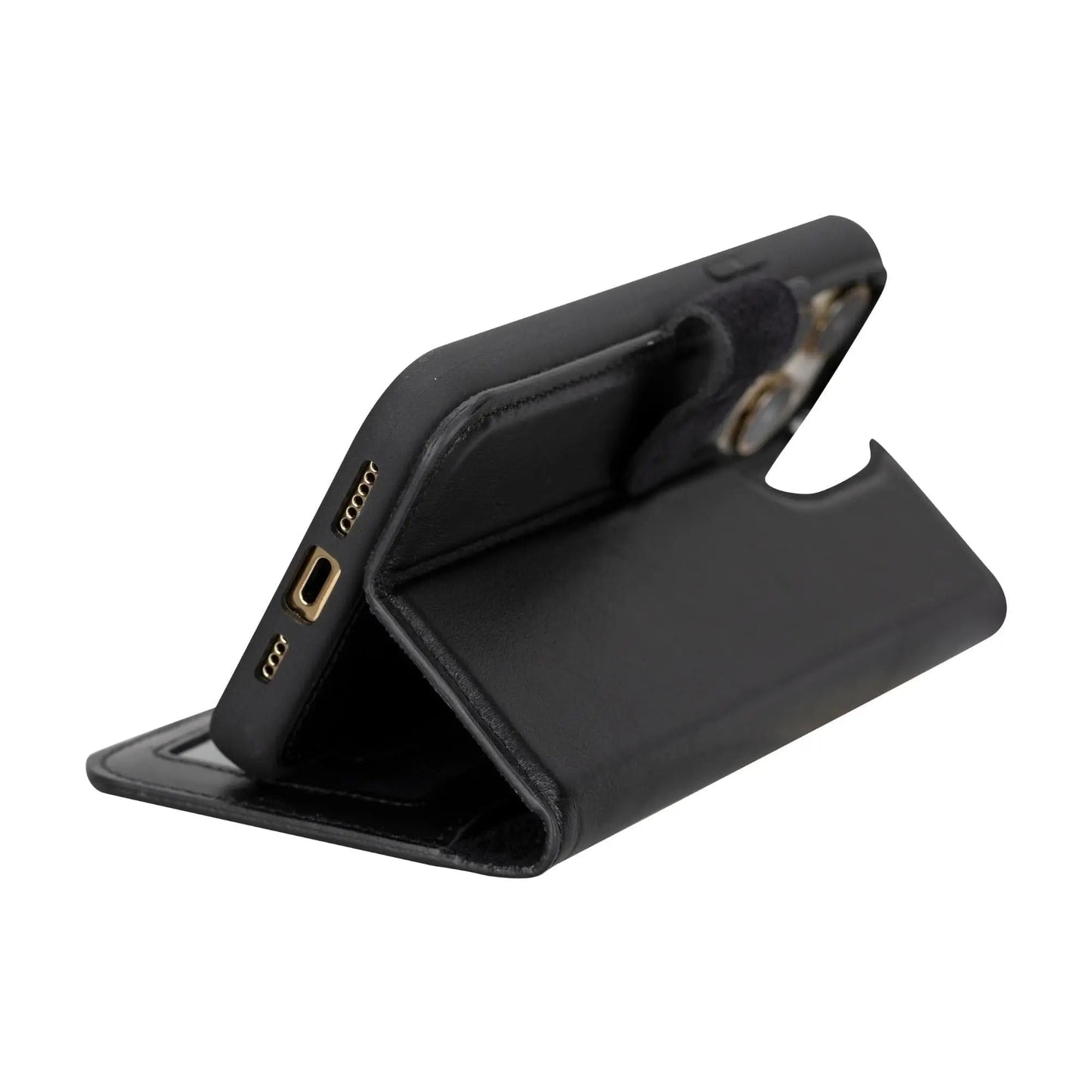 iPhone 15 Plus Leather Wallet Case Detachable RFID MagSafe – Magic Series Mizuri Leather
