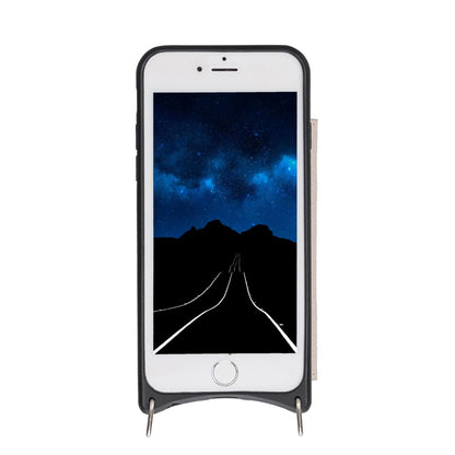 Saff iPhone SE / 8 / 7 Leather Case with Shoulder Strap Mizuri Leather