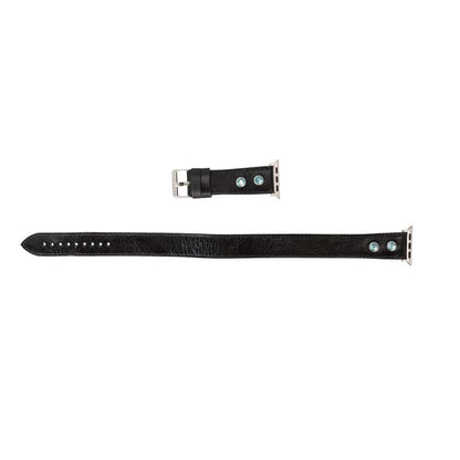 Solitare Double Tour Leather Apple Watch Band Mizuri Leather