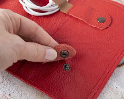Leather Cable Organizer Mizuri Leather