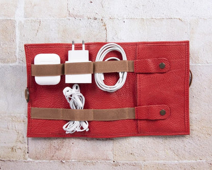 Leather Cable Organizer Mizuri Leather