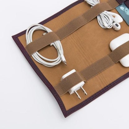 Leather Cable Organizer Mizuri Leather