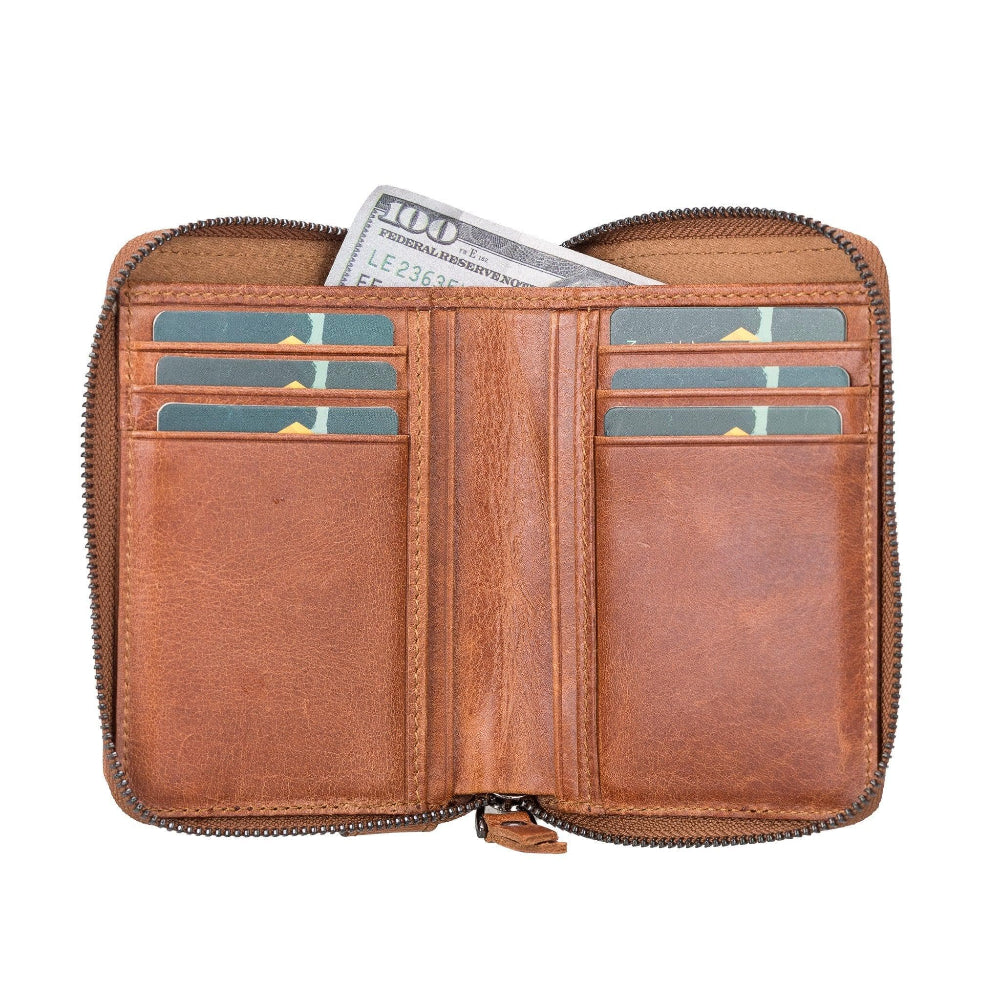 Lugano Leather Wallet Mizuri Leather