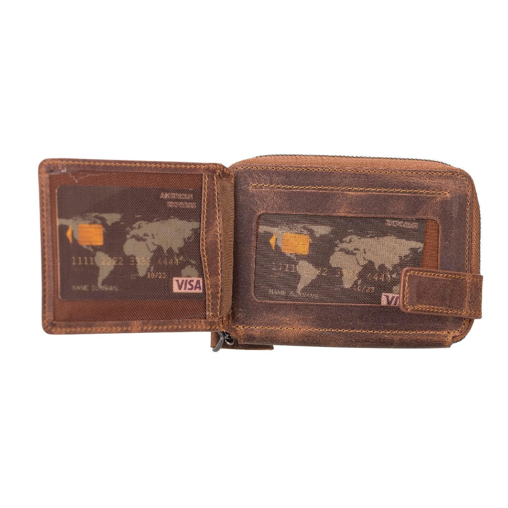 Lugano Leather Wallet Mizuri Leather