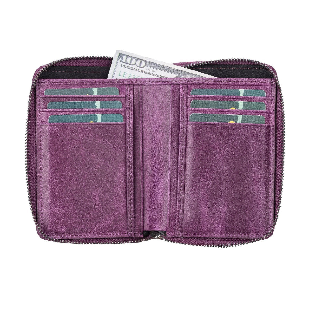 Lugano Leather Wallet Mizuri Leather