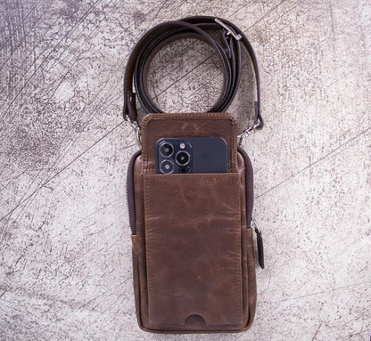 Nino Leather Bag – Genuine Leather Crossbody Bag for Men & Women for Everyday Elegance | Minimal & Handcrafted Mizuri Leather