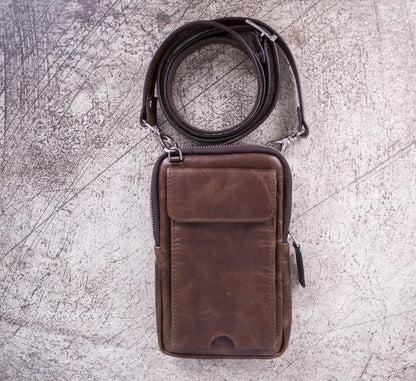 Nino Leather Bag – Genuine Leather Crossbody Bag for Men & Women for Everyday Elegance | Minimal & Handcrafted Mizuri Leather