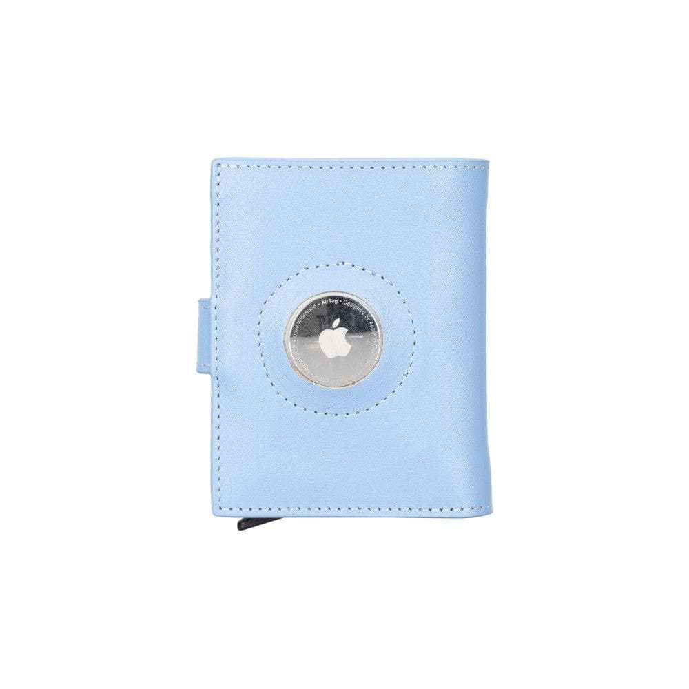 Palertag Zip Mechanical Leather Card Holder with AirTag Slot Mizuri Leather
