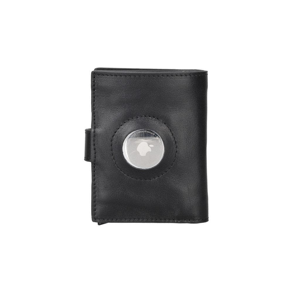 Palertag Zip Mechanical Leather Card Holder with AirTag Slot Mizuri Leather