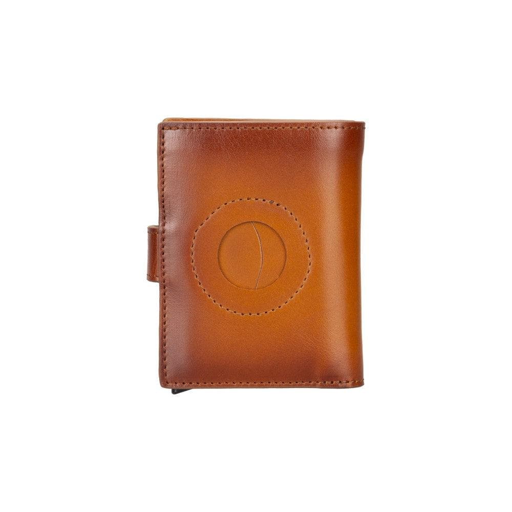 Palertag Zip Mechanical Leather Card Holder with AirTag Slot Mizuri Leather
