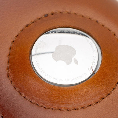 Palertag Zip Mechanical Leather Card Holder with AirTag Slot Mizuri Leather
