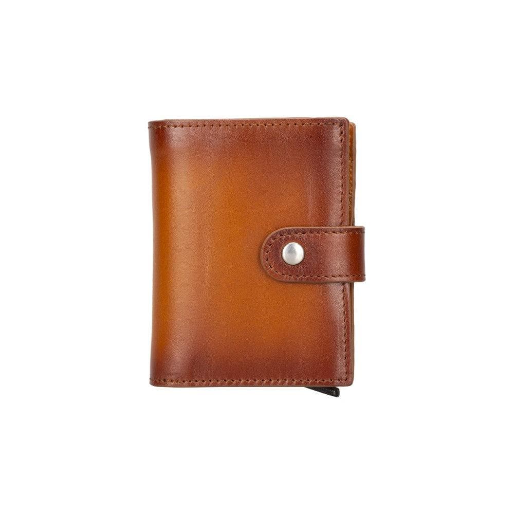 Palertag Zip Mechanical Leather Card Holder with AirTag Slot Mizuri Leather