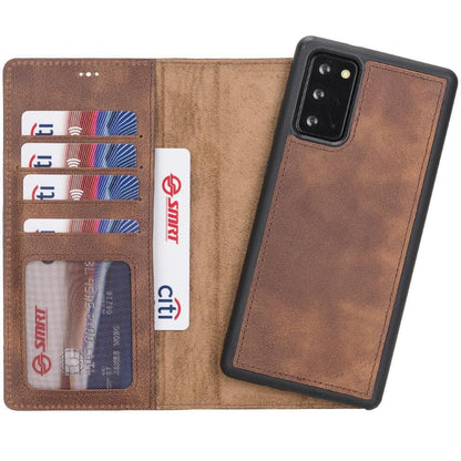 Samsung Galaxy Note 20 Ultra Leather Wallet Case Detachable RFID – Magic Mizuri Leather