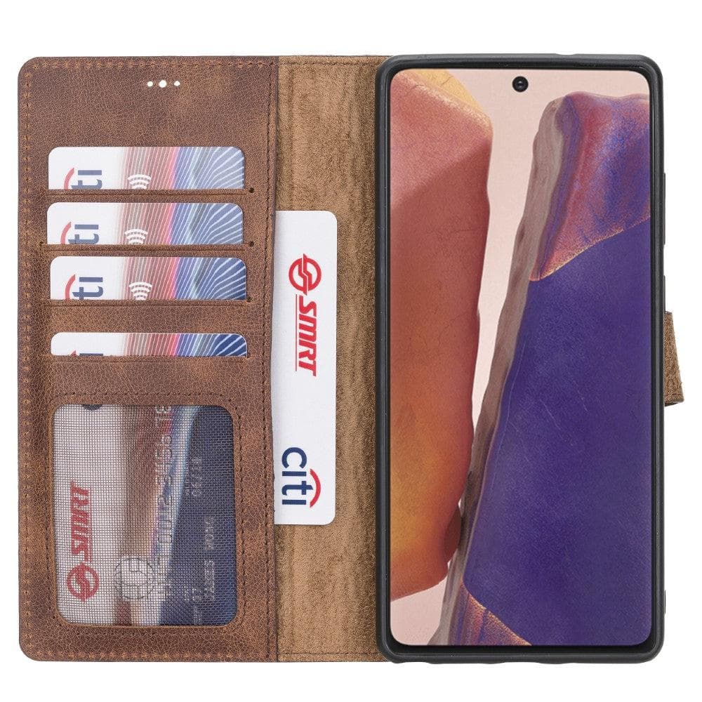Samsung Galaxy Note 20 Ultra Leather Wallet Case Detachable RFID – Magic Mizuri Leather