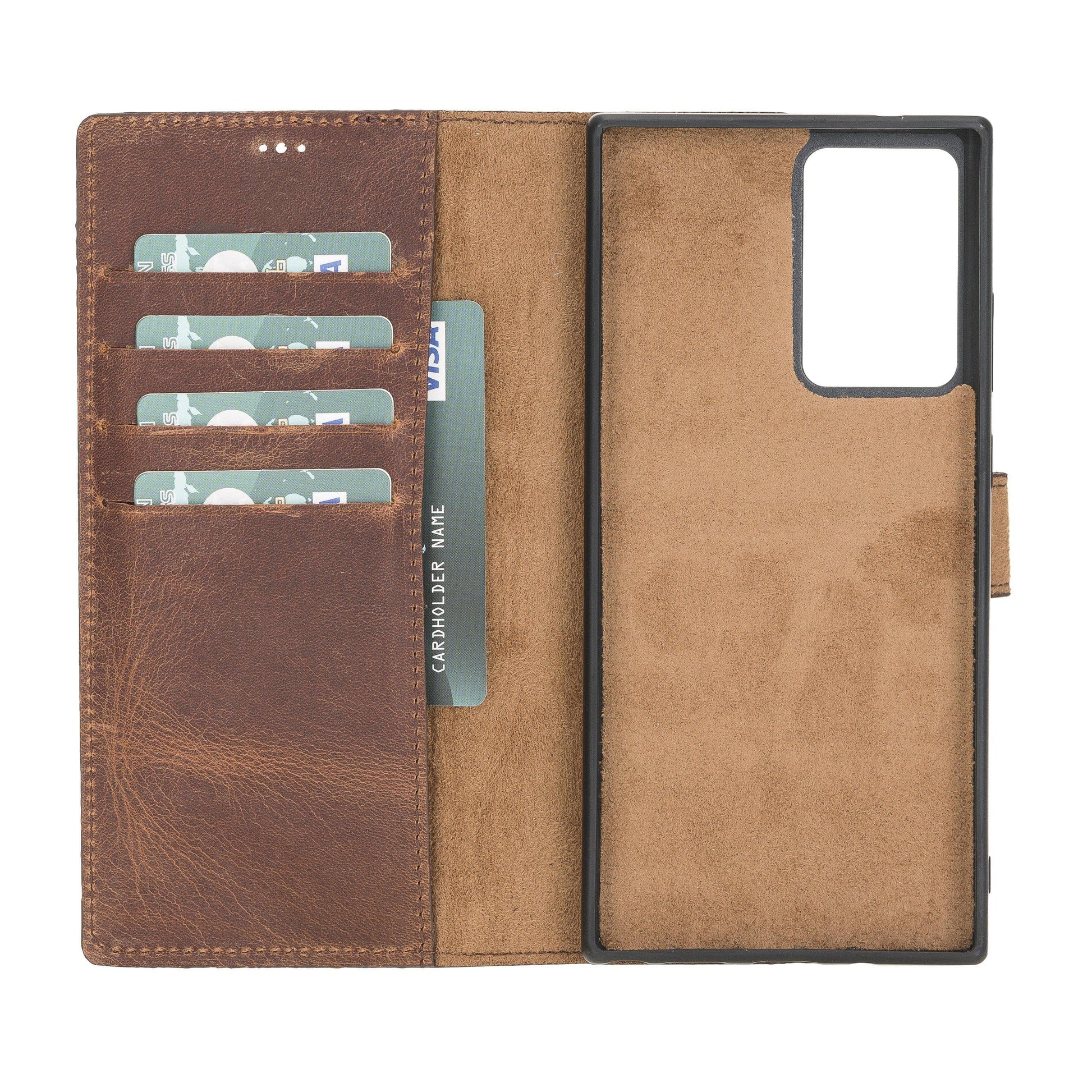 Samsung Galaxy Note 20 Ultra Leather Wallet Case Detachable RFID – Magic Mizuri Leather