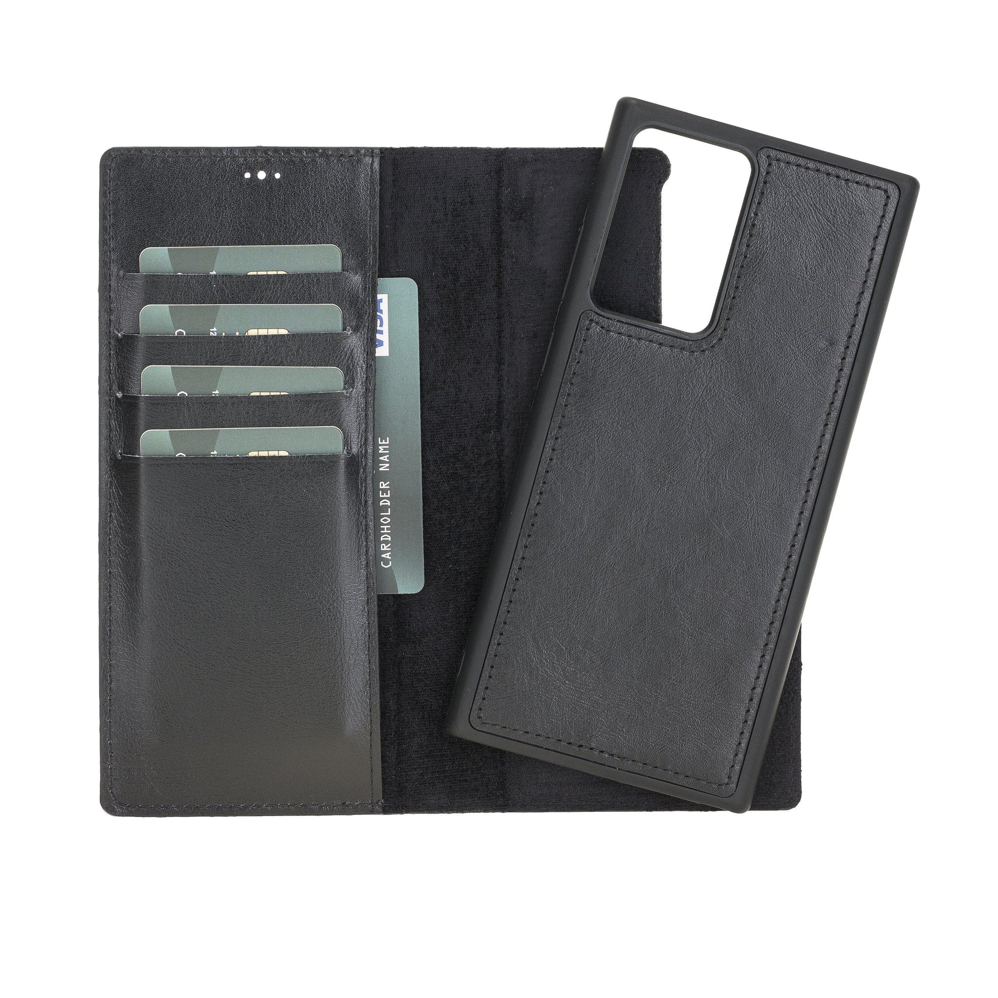 Samsung Galaxy Note 20 Ultra Leather Wallet Case Detachable RFID – Magic Mizuri Leather