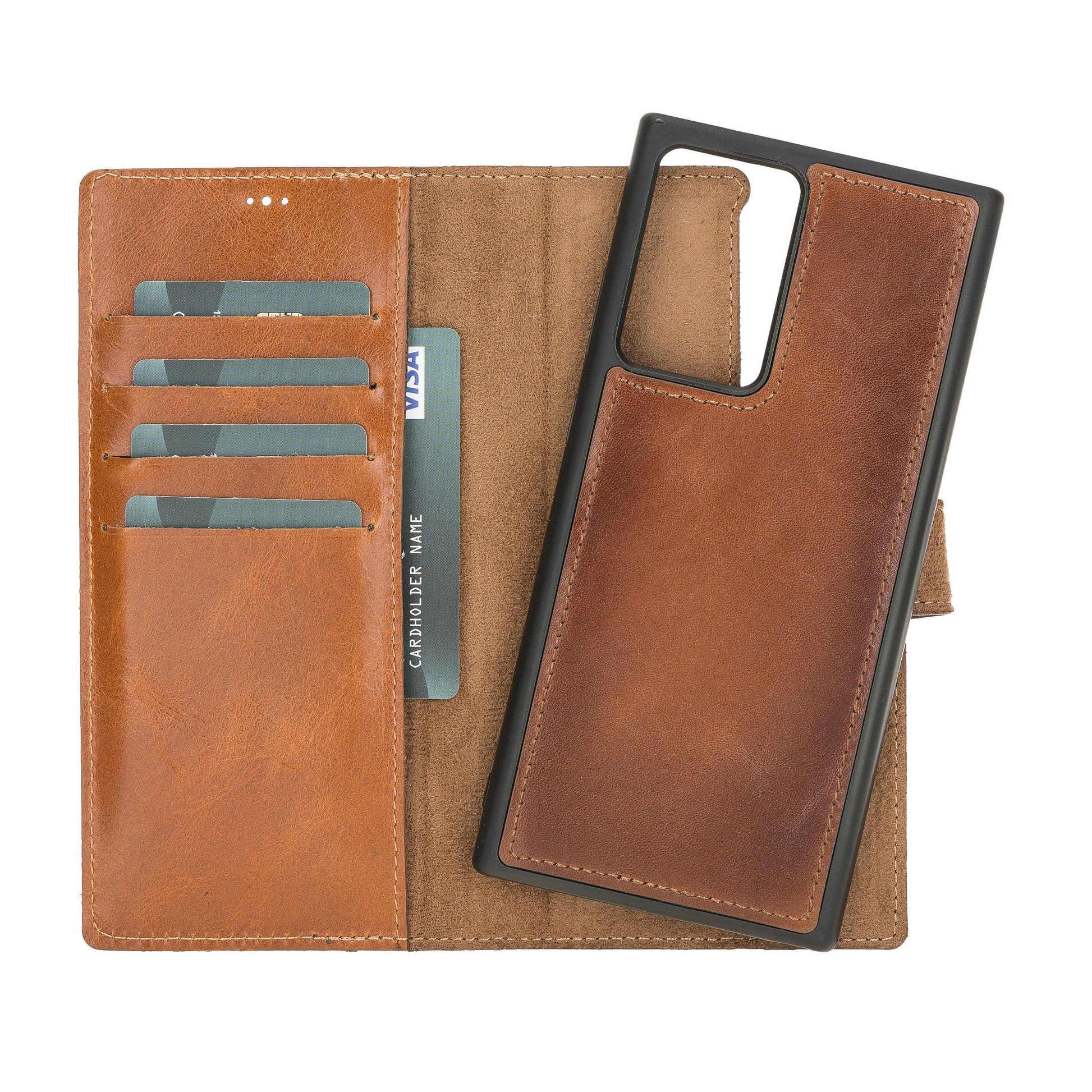 Samsung Galaxy Note 20 Ultra Leather Wallet Case Detachable RFID – Magic Mizuri Leather
