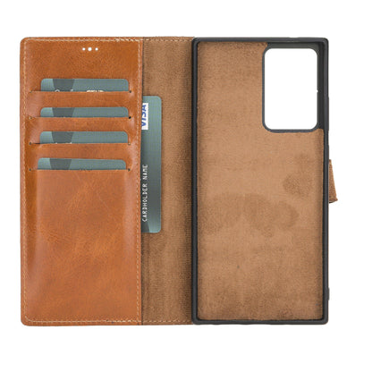 Samsung Galaxy Note 20 Ultra Leather Wallet Case Detachable RFID – Magic Mizuri Leather