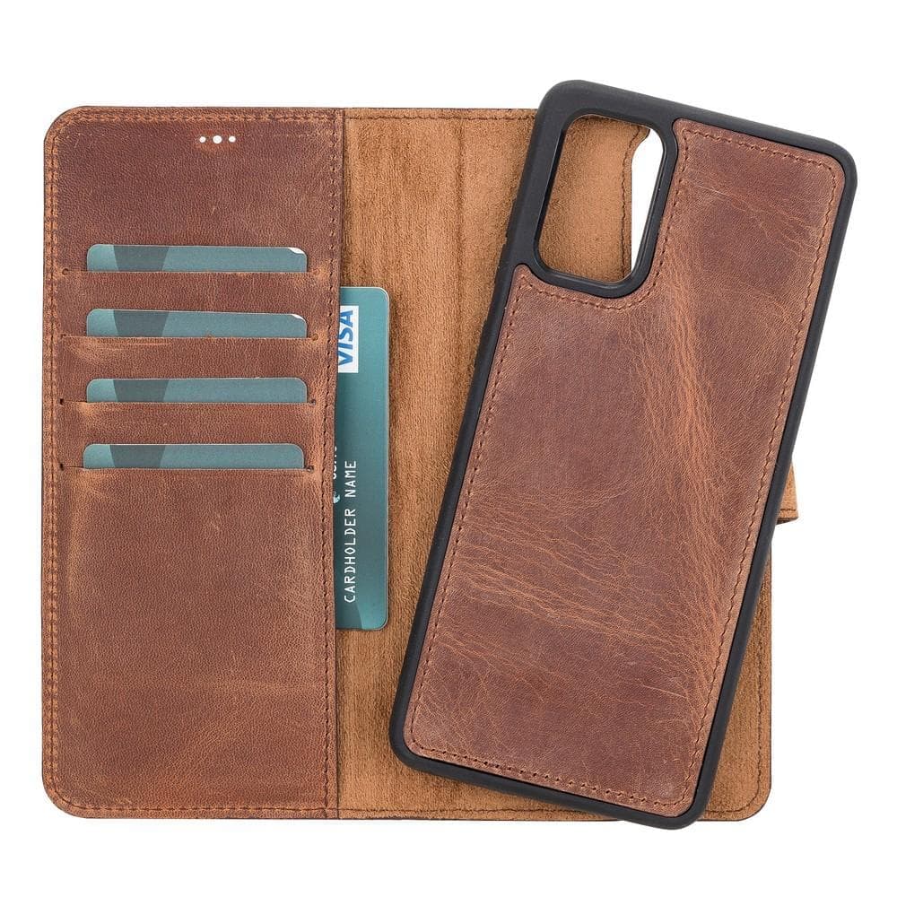 Samsung Galaxy S20 FE Leather Wallet Case Detachable RFID – Magic Mizuri Leather