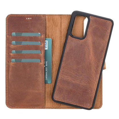 Samsung Galaxy S20 FE Leather Wallet Case Detachable RFID – Magic Mizuri Leather